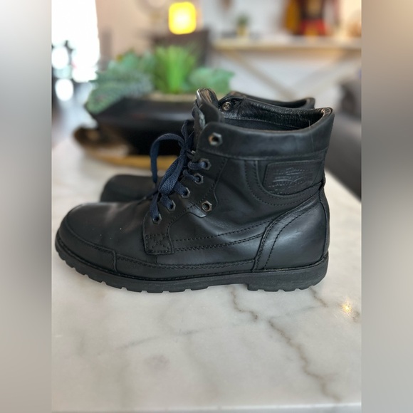 Men’s Levi’s Black Leather Boots – Size 9 | Classic and Timeless Style - Picture 3 of 8